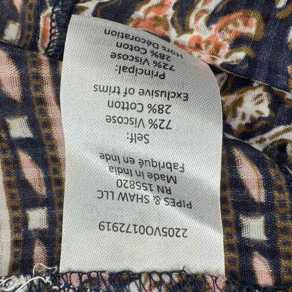 VERONICA BEARD
Leanna Sleeveless Ruffle Minidress In Moonlit Ocean Multi Small. - Picture 16 of 17